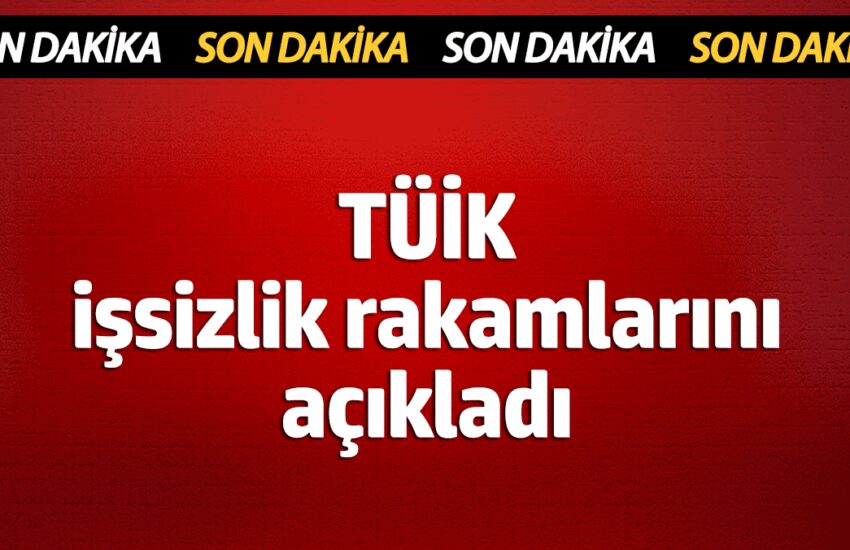 TÜİK ekim ayı işsizlik rakamlarını açıkladı